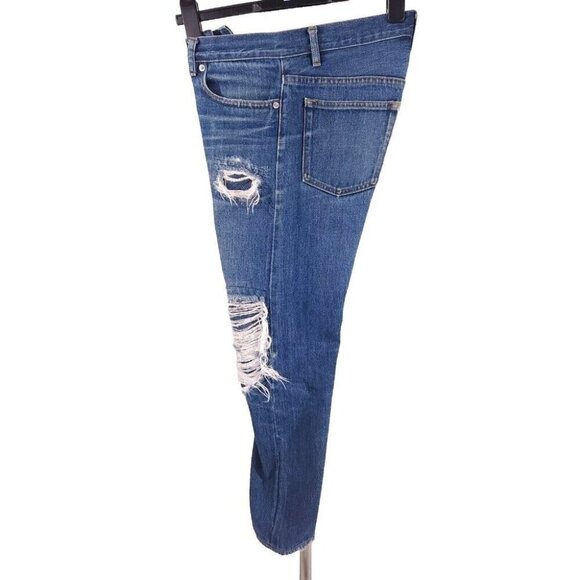 A.P.C. New Standard Japanese Slim Leg Denim Jeans 29 Mens Distressed - Picture 4 of 9